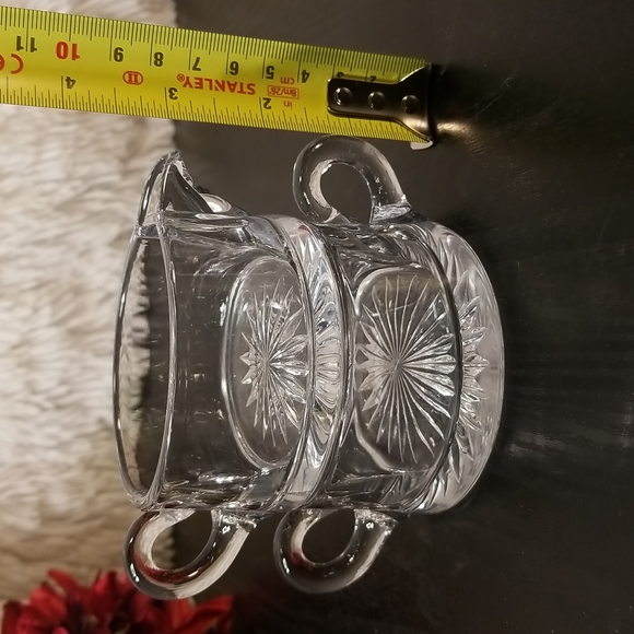 Heisey Stackable Creamer & Sugar - Picture 5 of 12